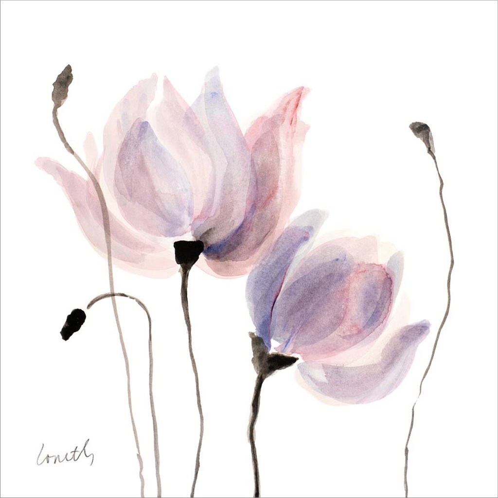Floral Sway III by Lanie Loreth 24&#x22; x 24&#x22; Canvas Wall Art