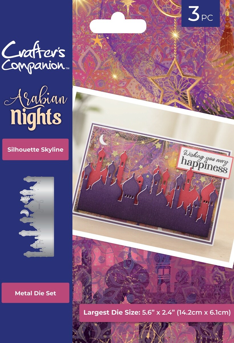 Crafter&#x27;s Companion Arabian Nights Metal Dies-Silhouette Skyline