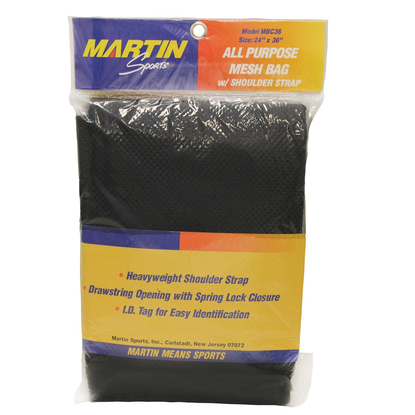 All Purpose Mesh Bag with Carrying Strap, Black, 24&#x22; x 36&#x22;