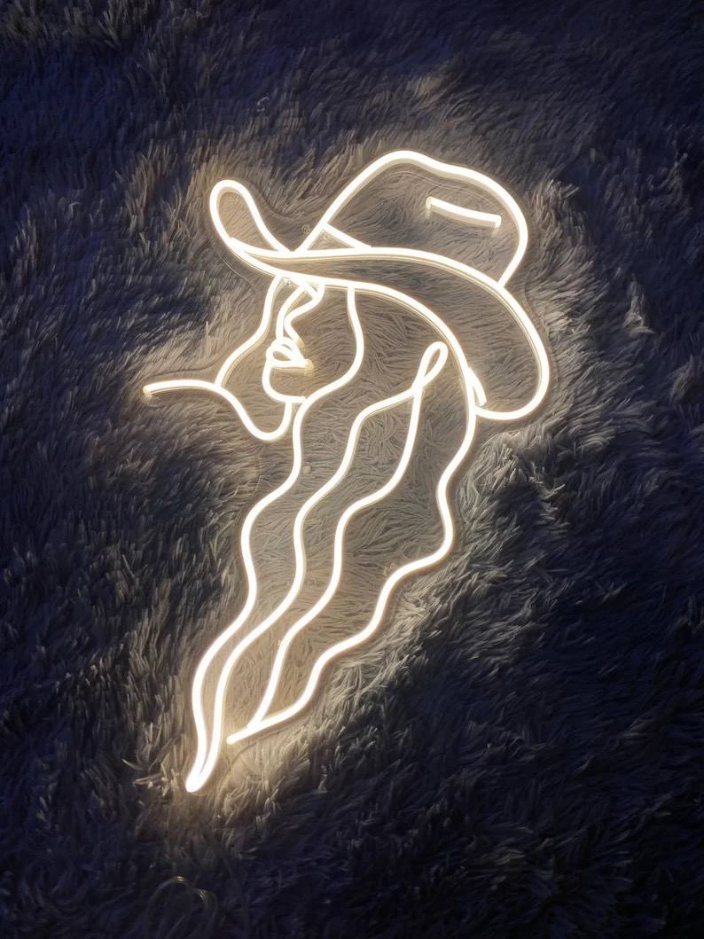 Cowgirl Neon Sign, Cowgirl Neon Light, Cowgirl Led Sign, Cowgirl Led Light, Cowgirl Wall Sign, Cowboy Wall Art Decor, Cowboy Girl Neon Sign product 4