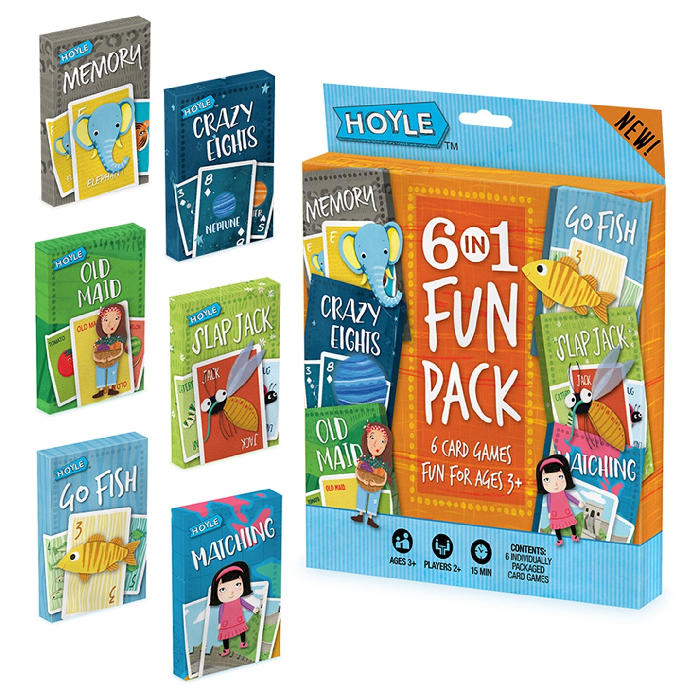 6 in 1 Fun Pack Classic Children&#x27;s Games
