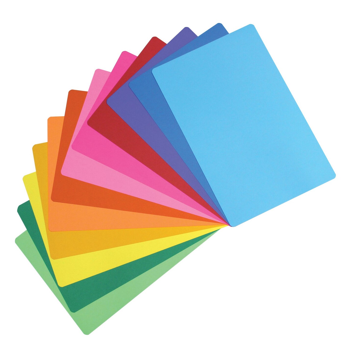 Bright Placemats, 11&#x22; x 17&#x22;, Assorted Colors, Pack of 24