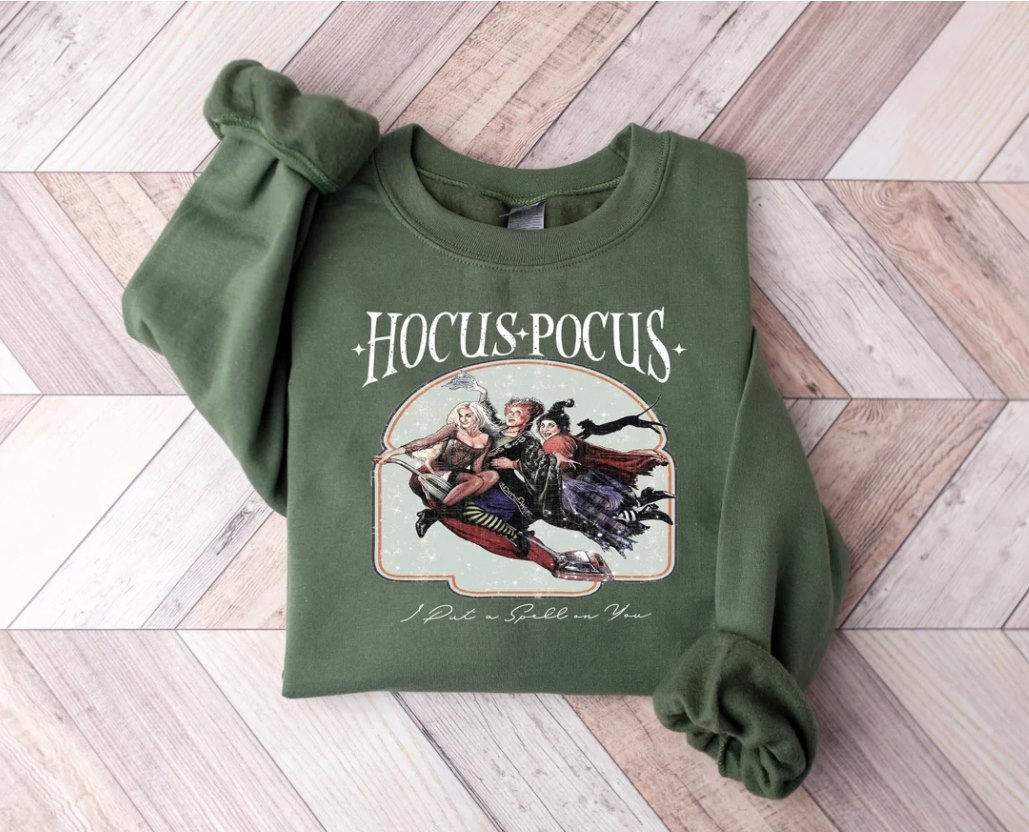 Vintage Hocus Pocus Sweatshirt, Hocus Pocus Comfort Colors Shirt, Sanderson Sisters Sweatshirt, Halloween Party Shirt, Cute Halloween Outfit