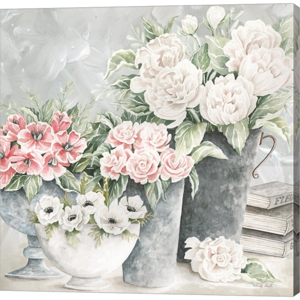 Plentiful Blooms II by Cindy Jacobs 24" x 24" Canvas Wall Art | Michaels