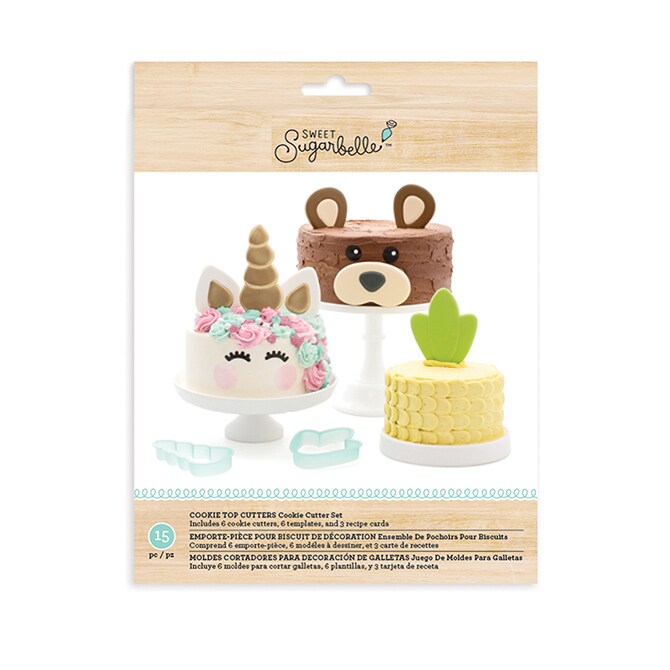 Sweet Sugarbelle Cookie Cutter Cake Toppers Set 6 Pcs 341988 by American Crafts