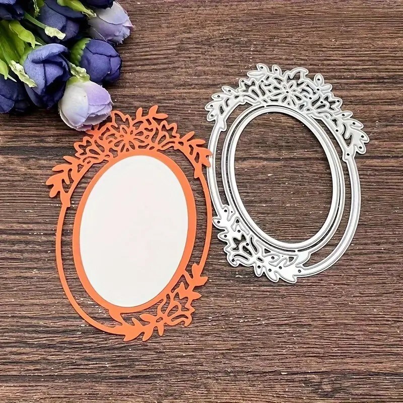 Metal Elegant Oval Frame Die-Cutting Die