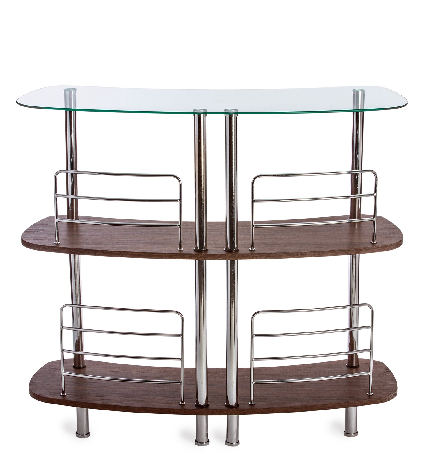 Mango Steam Bar Table for Home - Contemporary Modern Home Bar Unit