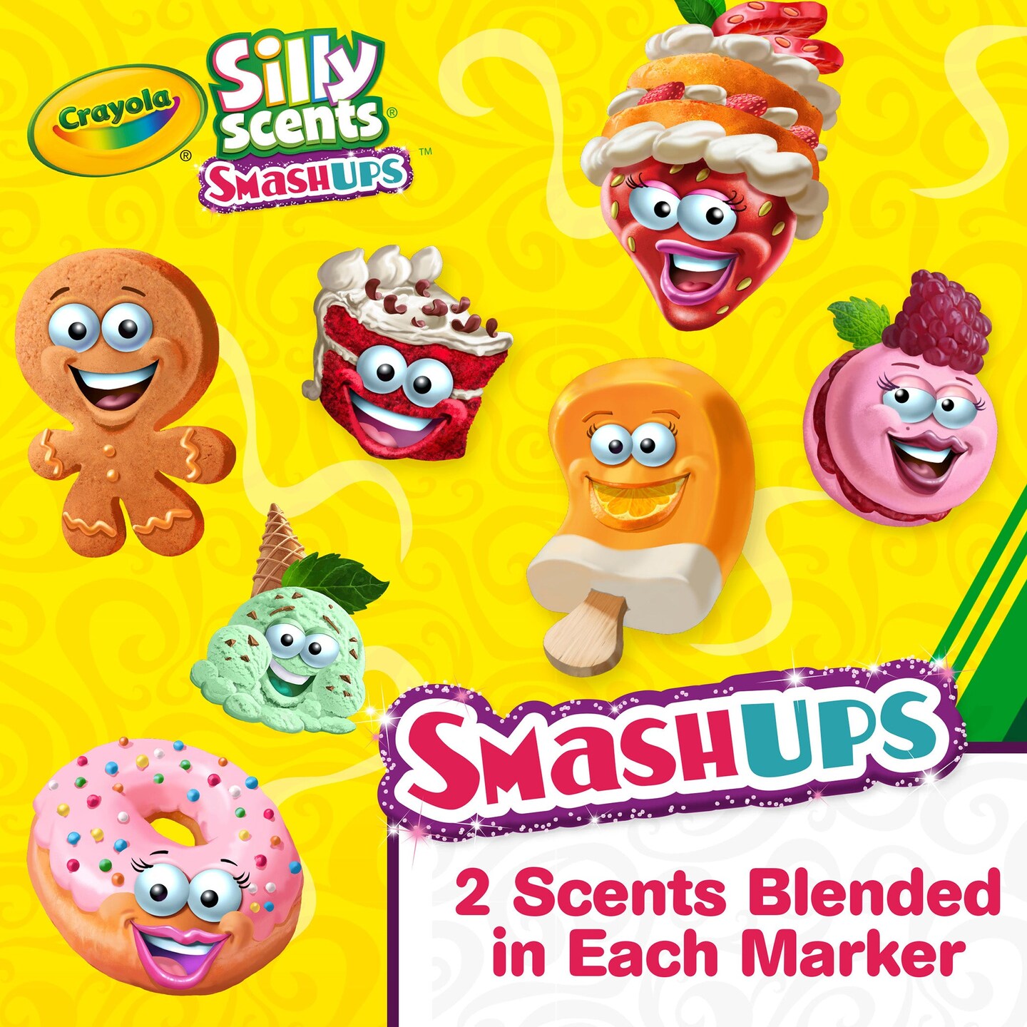 Silly Scents&#x2122; Smash Ups Broad Line Washable Scented Markers, 10 Count