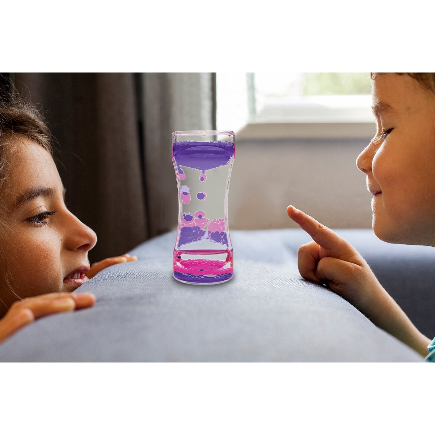 Purple &#x26; Pink Liquid Motion Bubbler
