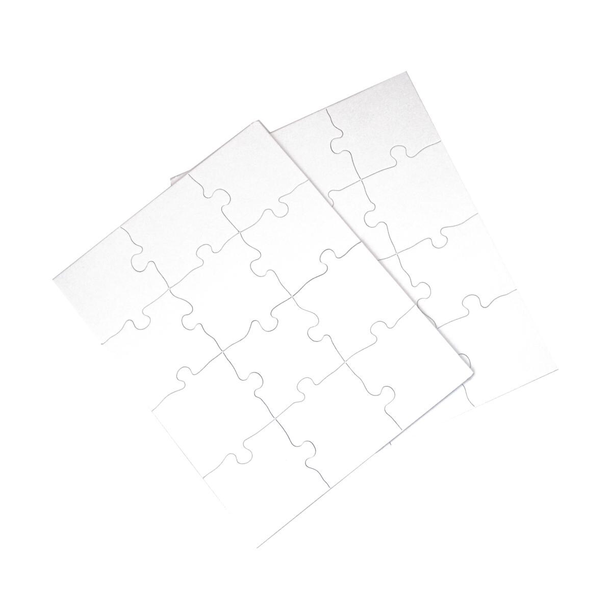 Inovart 8.5 x 11 in. Puzzle-It Blank Puzzles - 12 Piece - 12 Per Pack