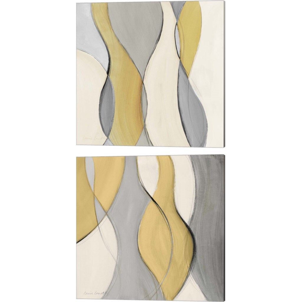 Tranquil Coalescence by Lanie Loreth 14&#x22; x 14&#x22; Canvas Wall Art (Set of 2)
