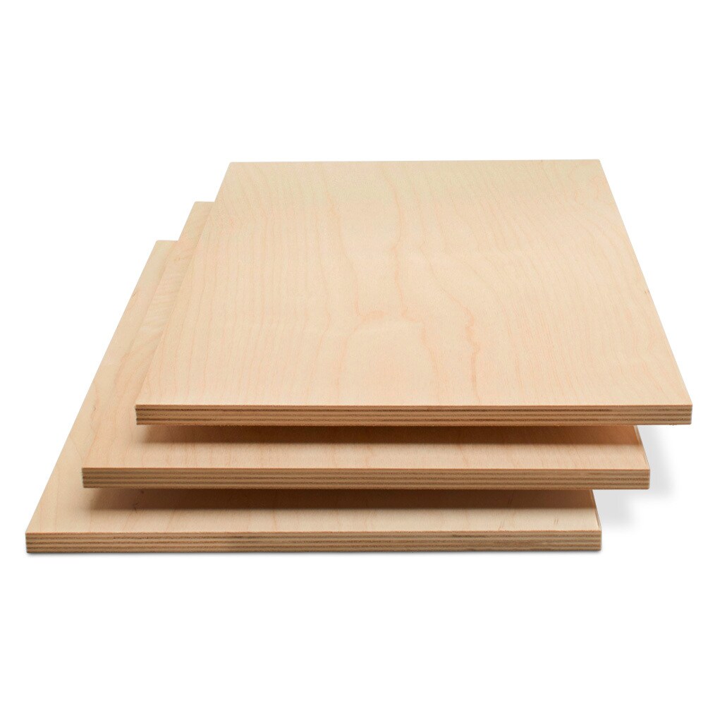 Baltic Birch Plywood, 24 x 36 Inch, B/BB Grade Sheets, 1/2, 1/4 or 1/8 Inch Thick| Woodpeckers