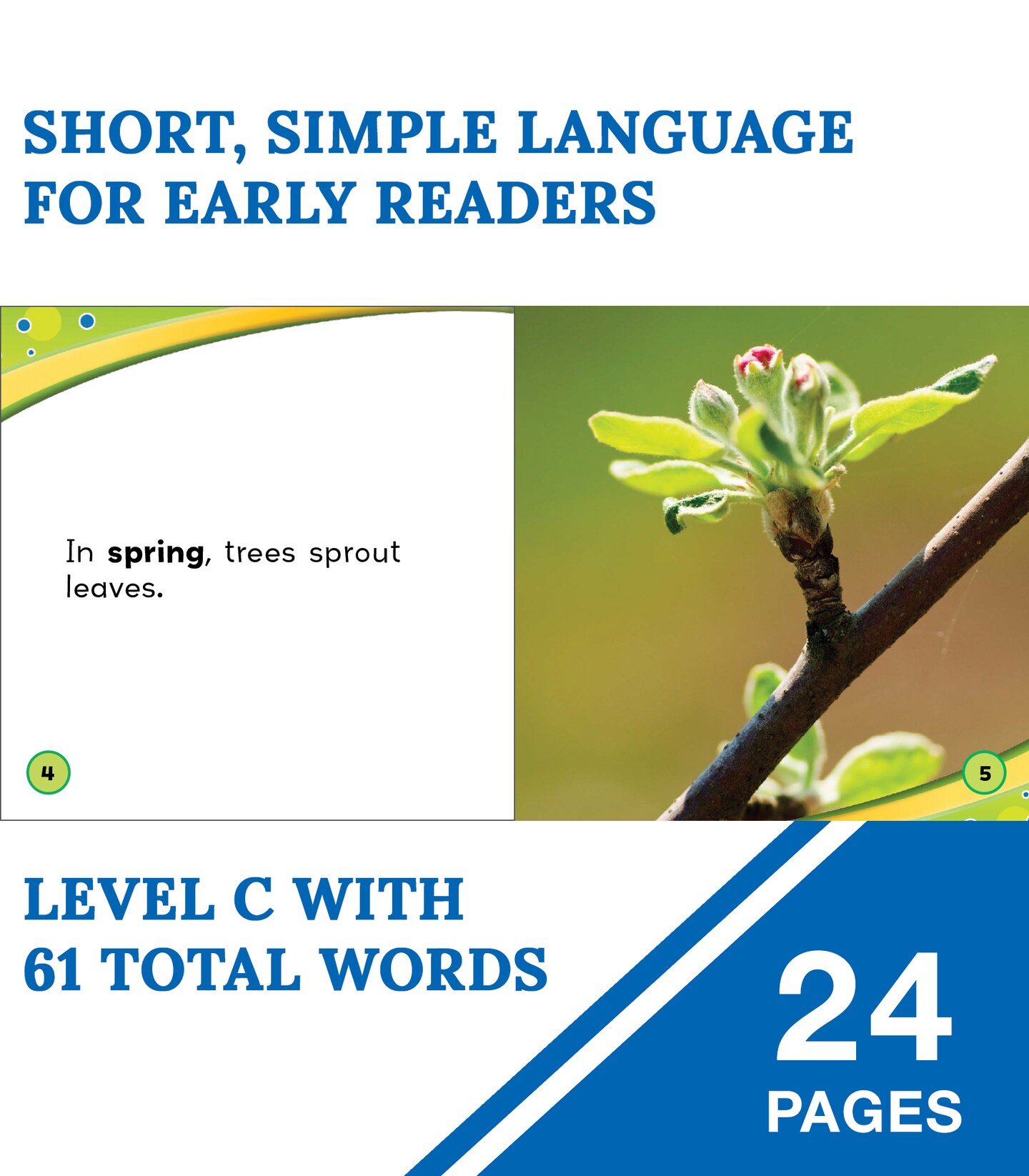 Rourke Educational Media Apple Trees and The Seasons Children&#x27;s Book&#x2014;The Science and Nature Behind Growing Apples, PreK-Kindergarten (24 pgs)