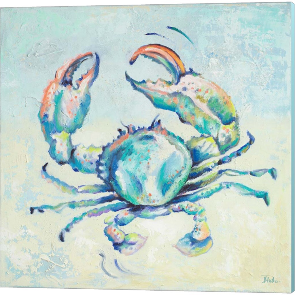 Surf Side by Patricia Pinto 14" x 14" Canvas Wall Art (Set of 2)
