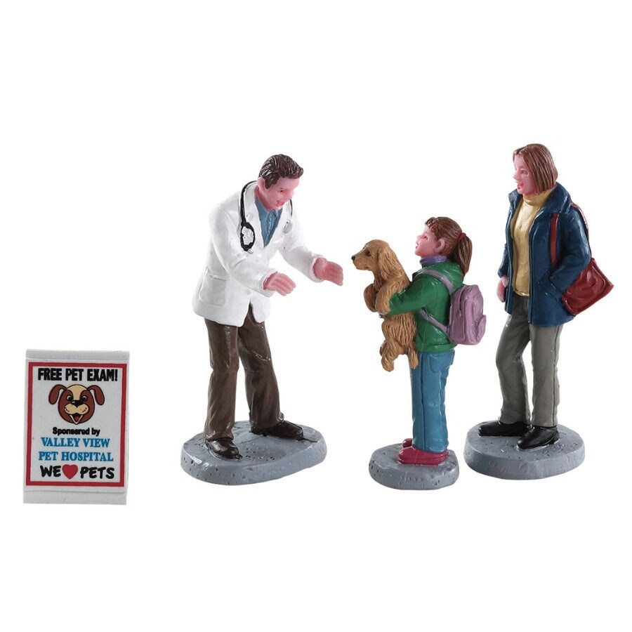 LEMAX Charley the Vet, set of 4 #82578