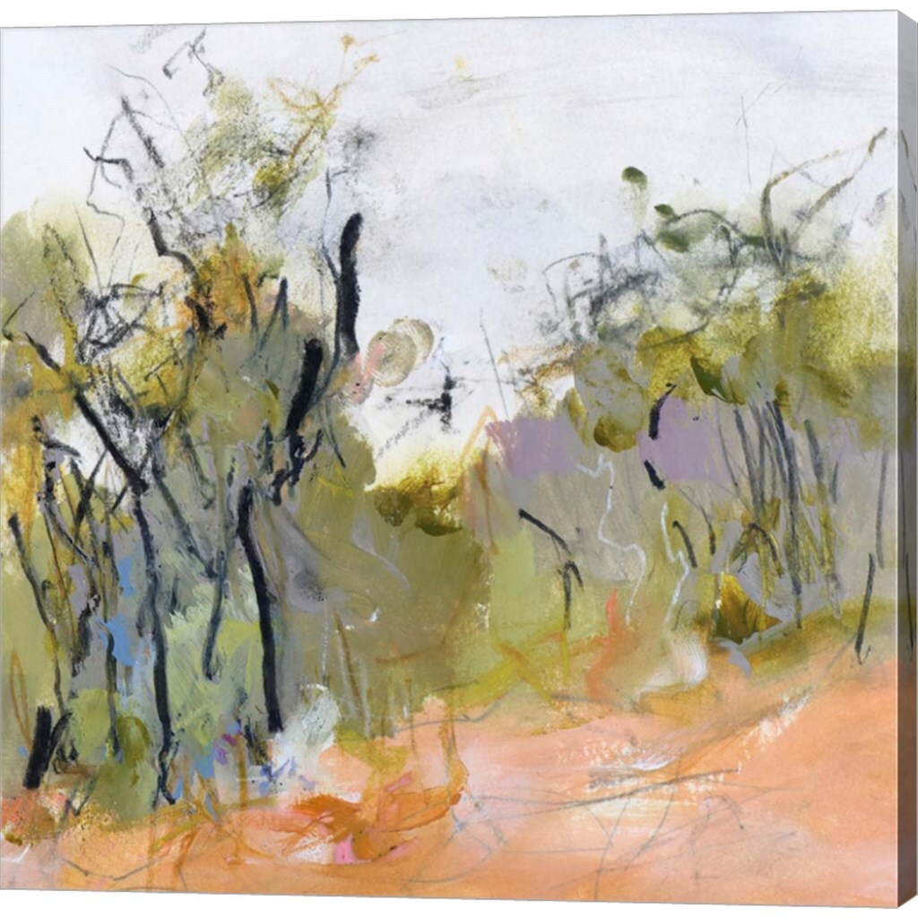 Fire Trail to Hanging Rock by Ann Gordon 24&#x22; x 24&#x22; Canvas Wall Art