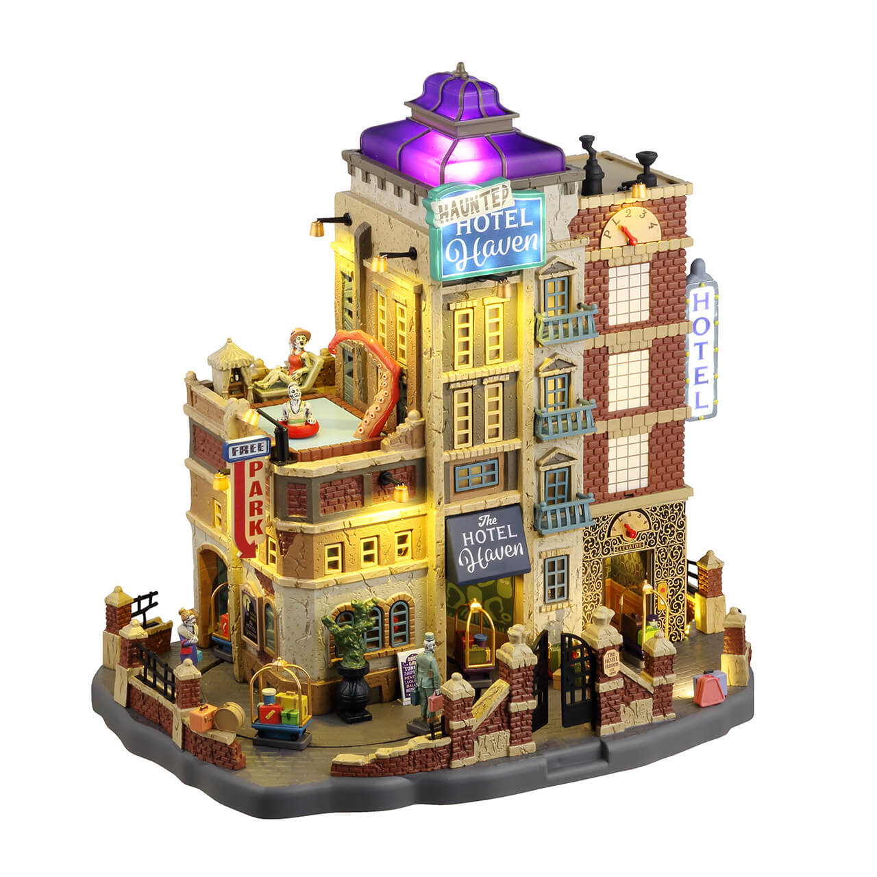Lemax© Spooky Town Halloween Village™: The Haunted Hotel Haven