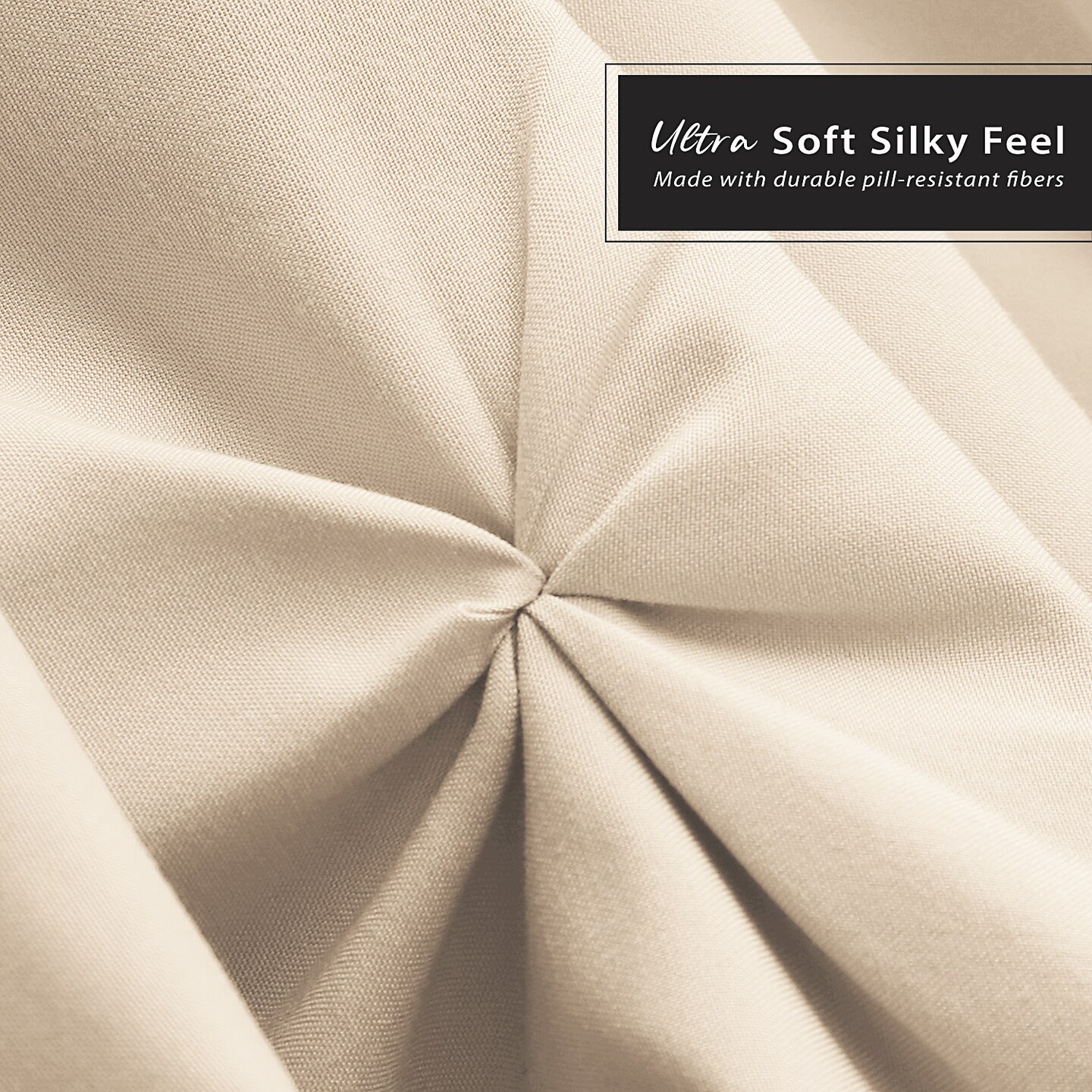 Nestl Bedding Pinch Pleat Design Bed Skirt
