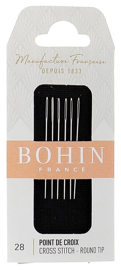 Bohin Cross Stitch Round Tip Hand Needles