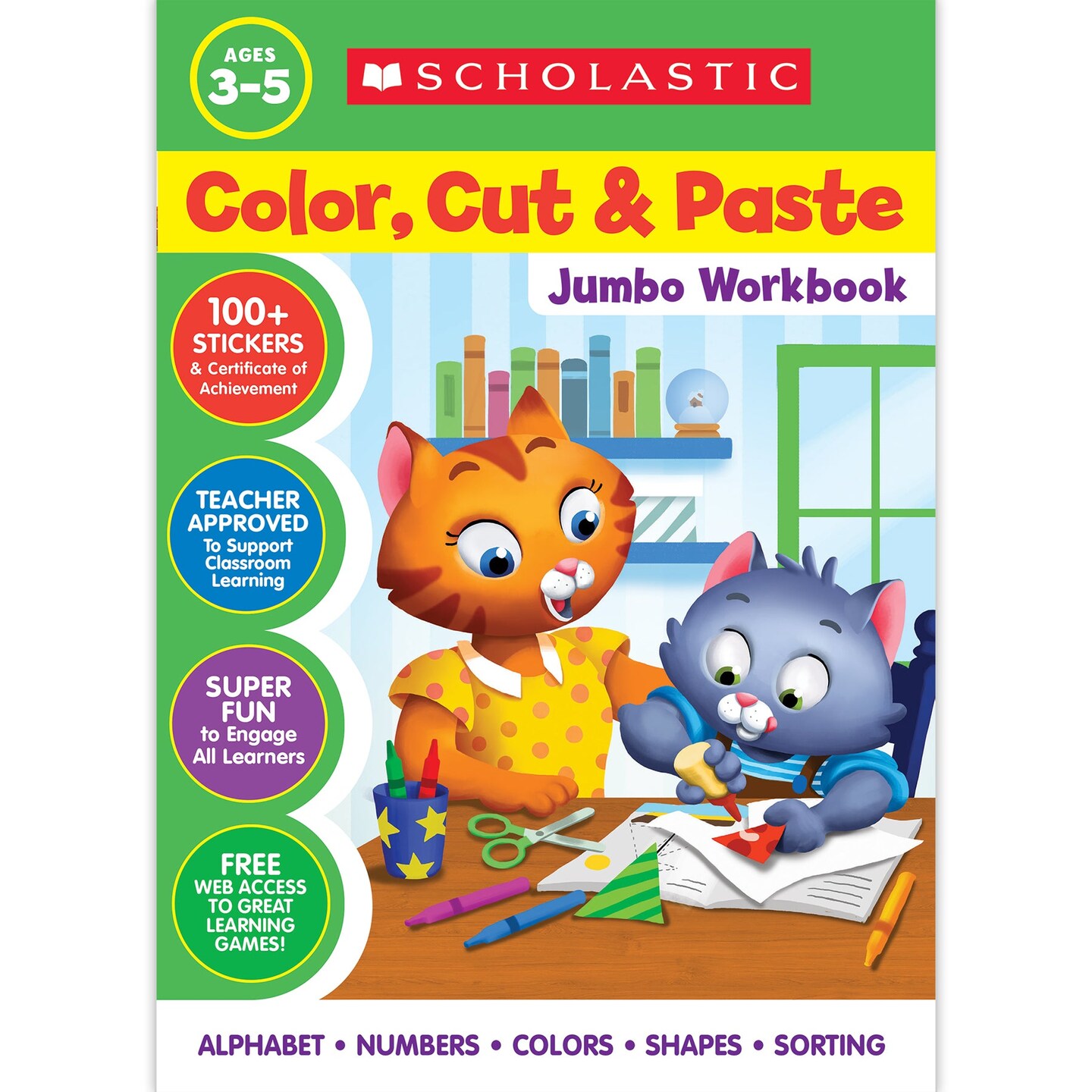 Color Cut &#x26; Paste Jumbo Workbook