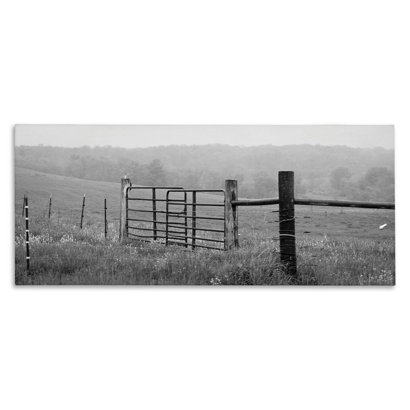 Stupell Industries Countryside Farmland Front Gate Canvas Wall Art