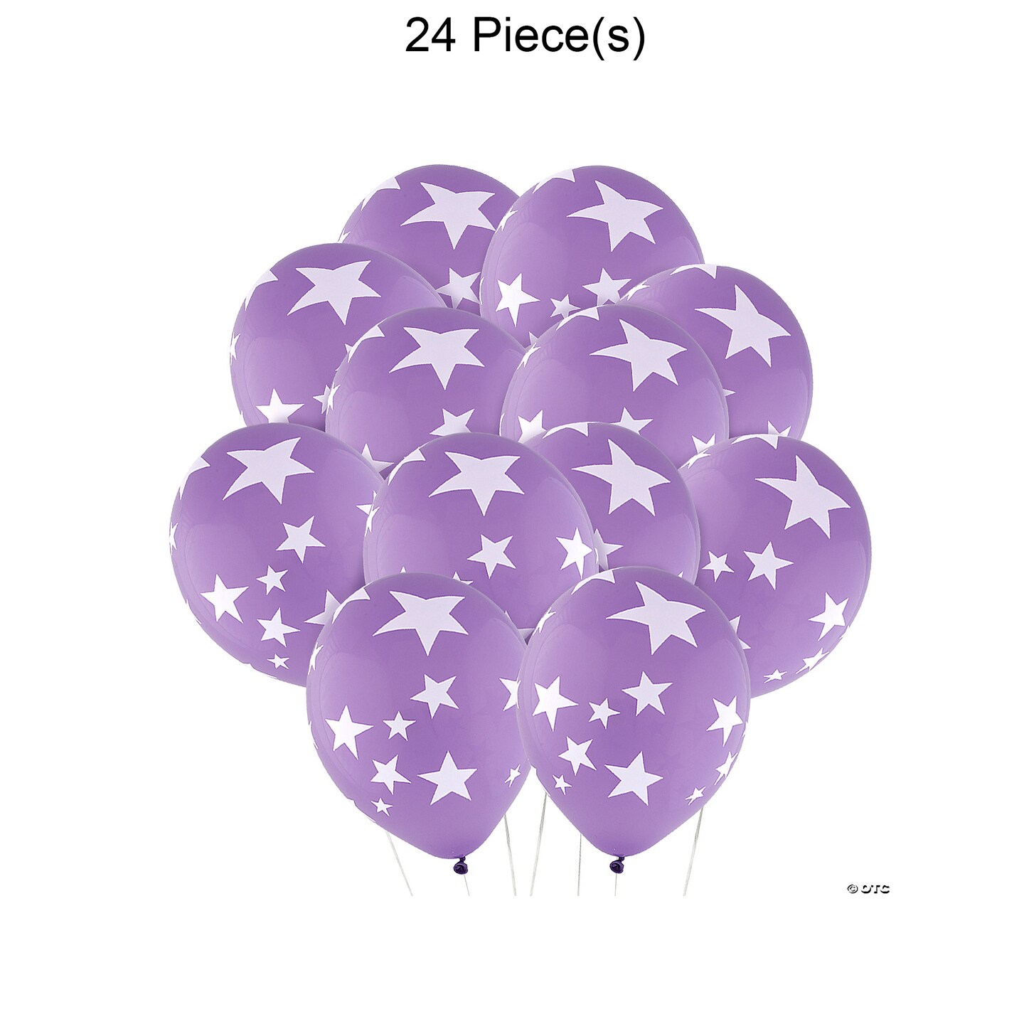 Stars 11&#x22; Latex Balloons 24 Pc