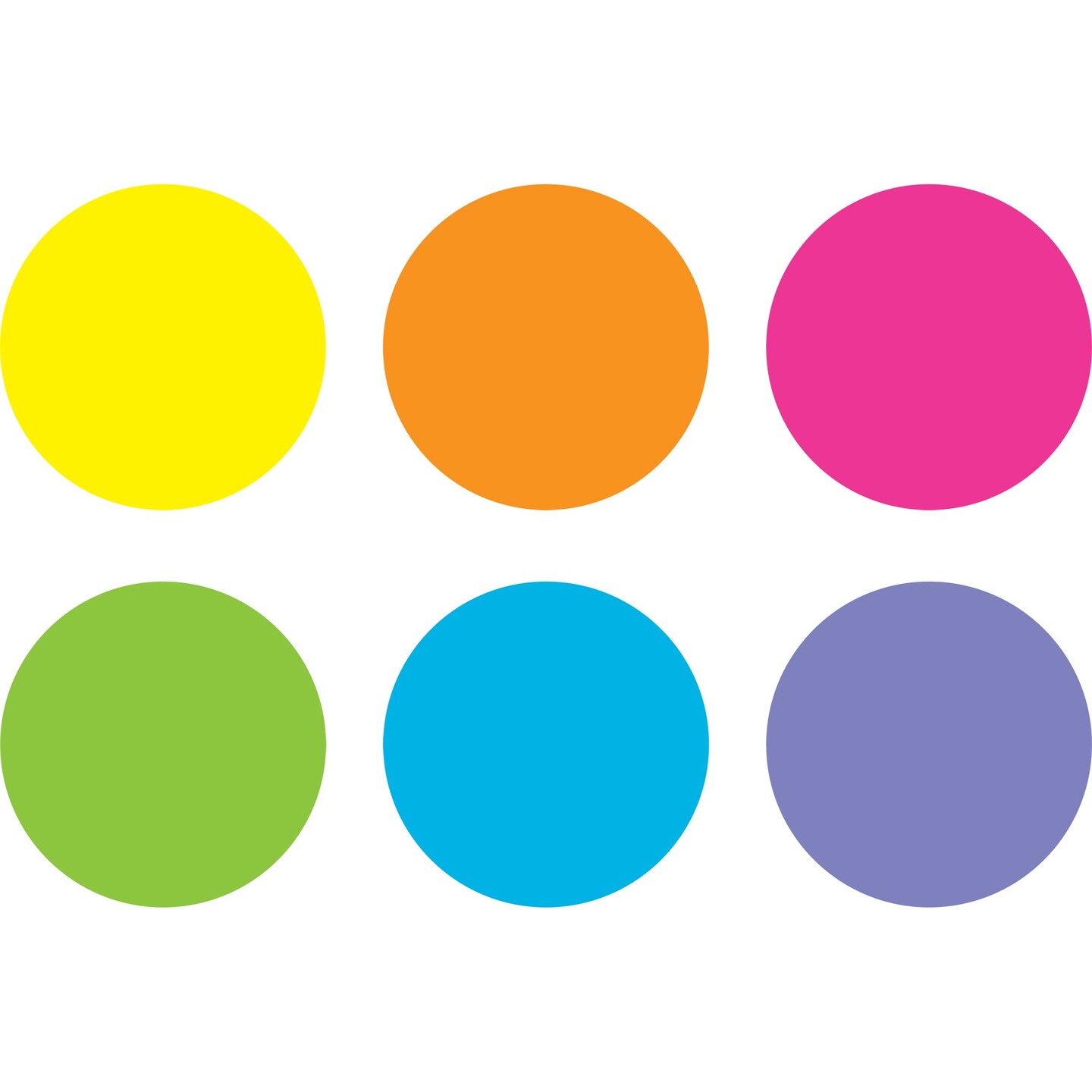 Spot On&#xAE; Bright Circles Floor Markers, 7&#x22;