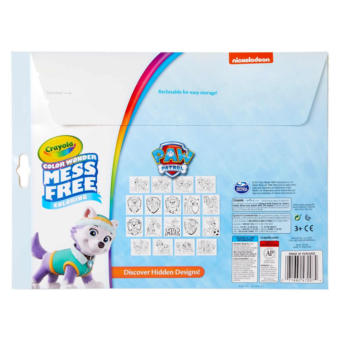 Color Wonder Mess Free Coloring Pad &#x26; Markers, Paw Patrol