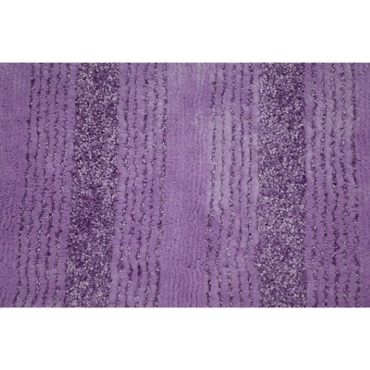 24&#x22;x40&#x22; Essence Nylon Washable Bath Rug Purple Garland