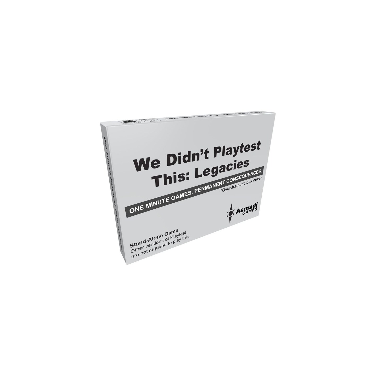Asmadi Games We Didn&#x27;t Playtest This: Legacies Card Game, Standard Packaging