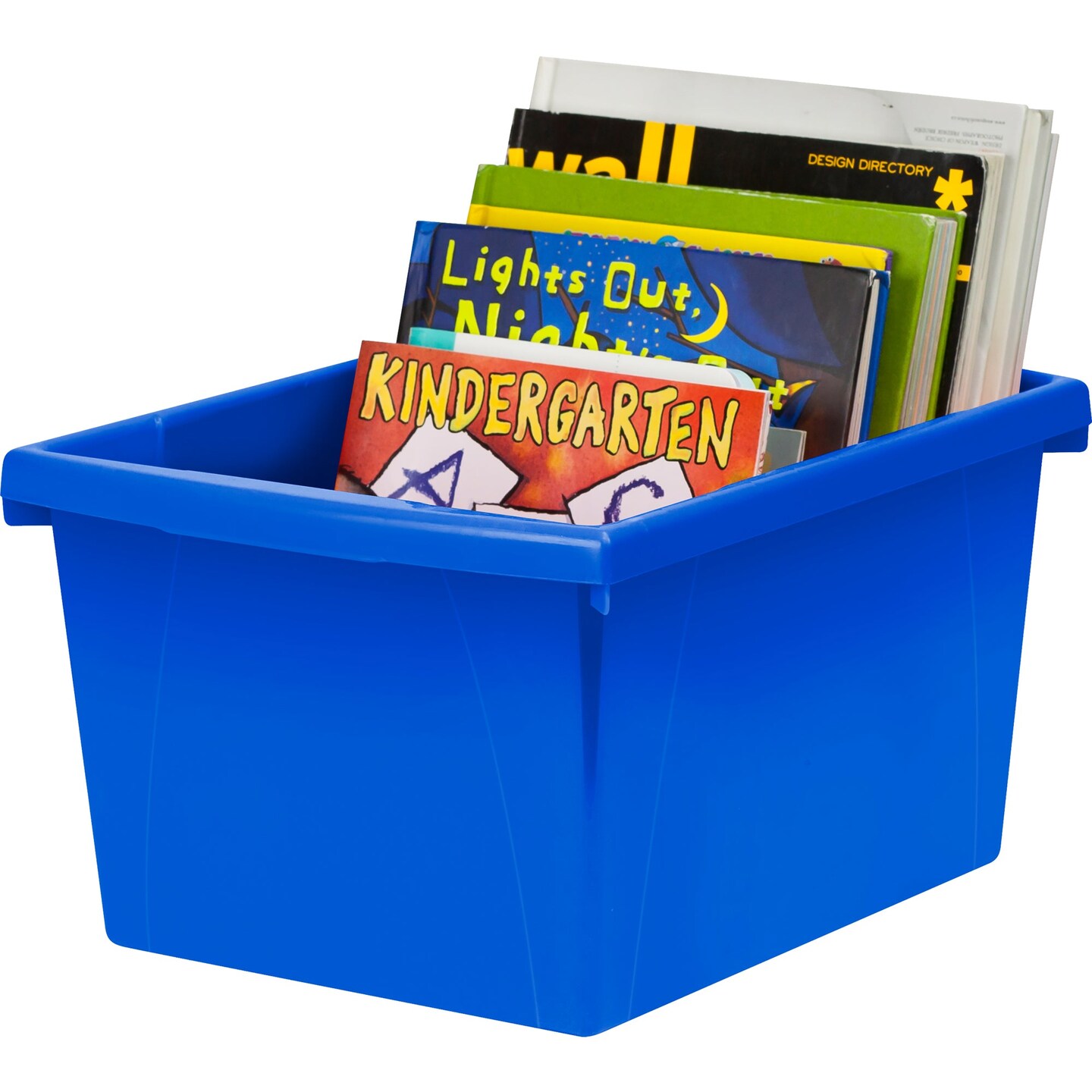 4 Gallon Storage Bin, Blue