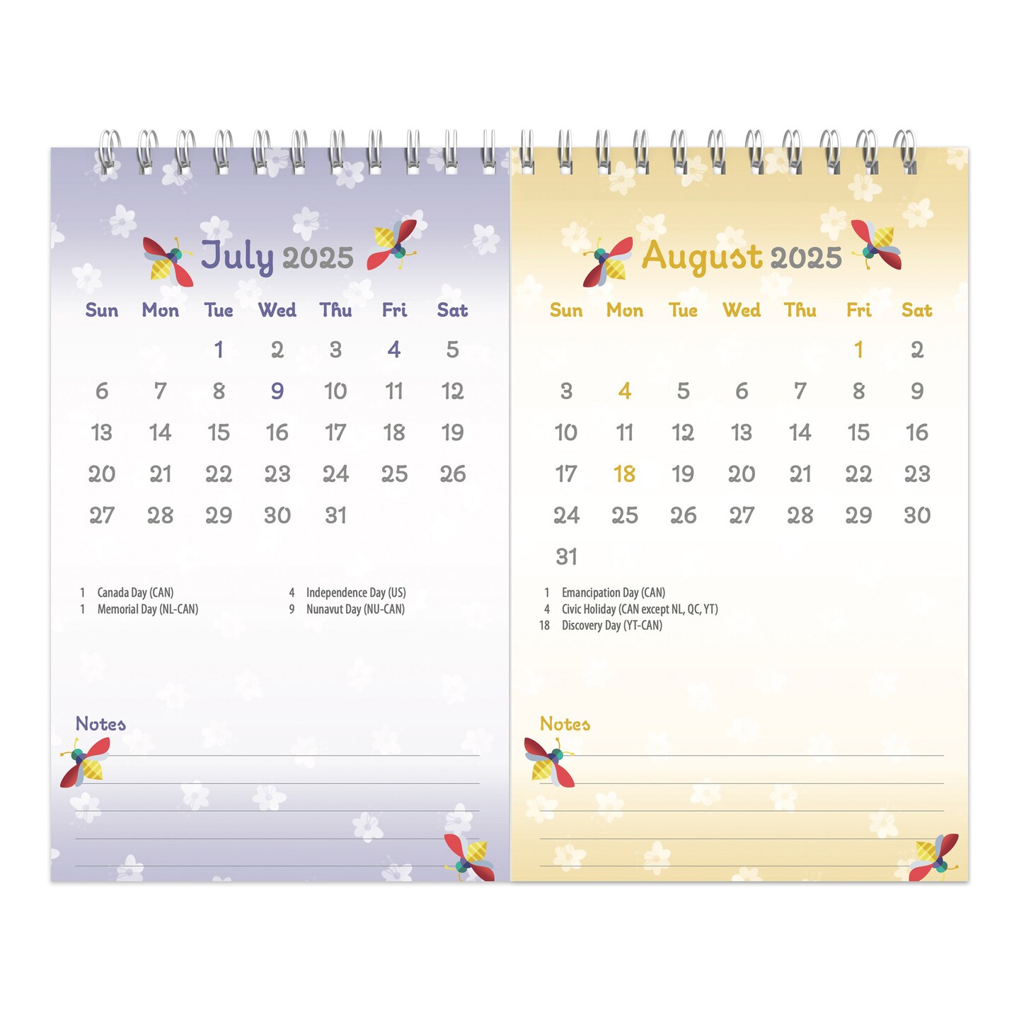 Busy Bees | 2025 7.5 x 6 Inch Monthly Double-View Easel Desk Calendar | BrownTrout | Planning Stationery