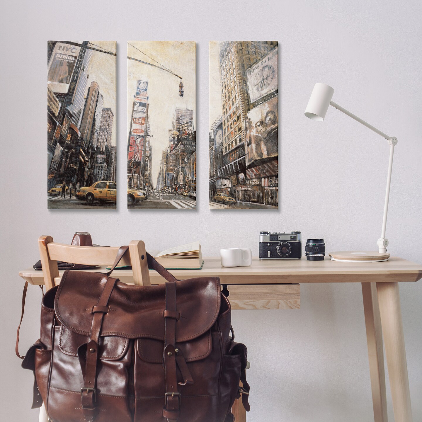 Stupell Industries New York City Streets Buildings Canvas Wall Art