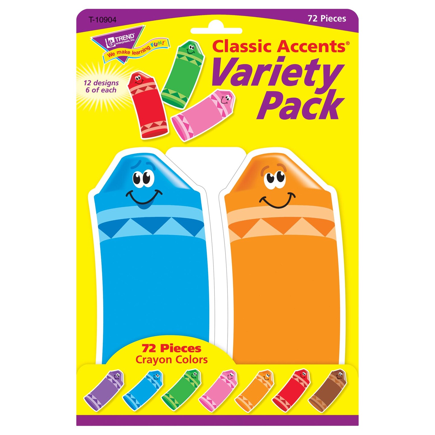 Crayon Colors Classic Accents&#xAE; Variety Pack, 72 ct