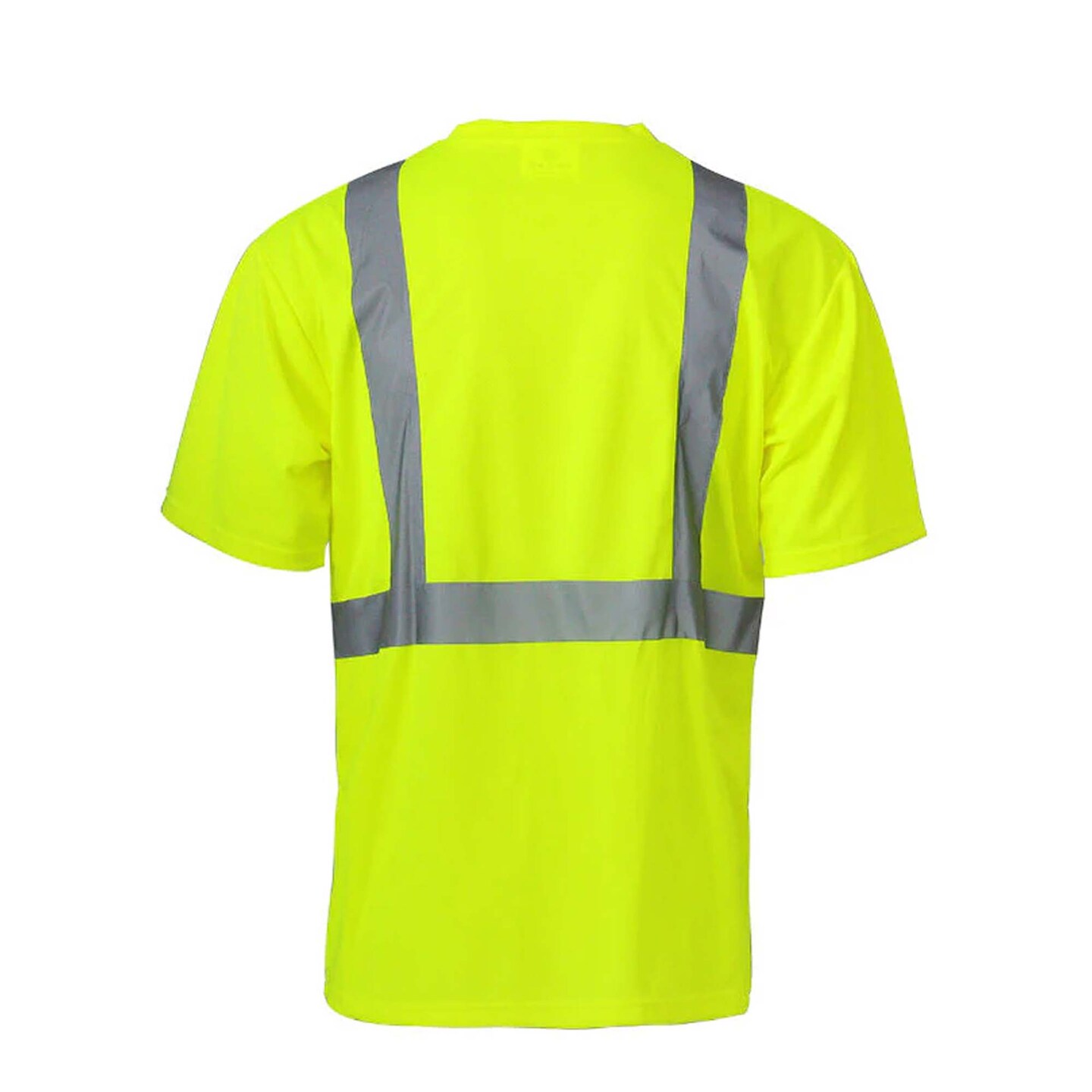 Short Sleeve Safety T-shirt With Reflective Stripe
