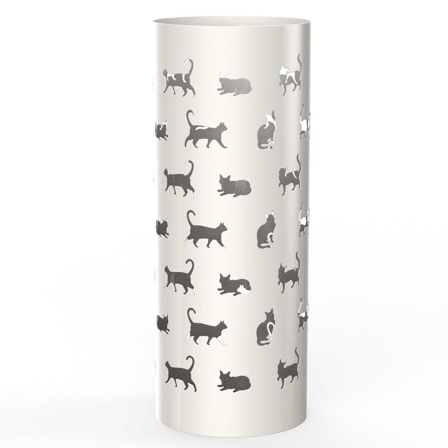 Mango Steam Round Cat Parade Umbrella Stand, 21.75&#x22; Tall