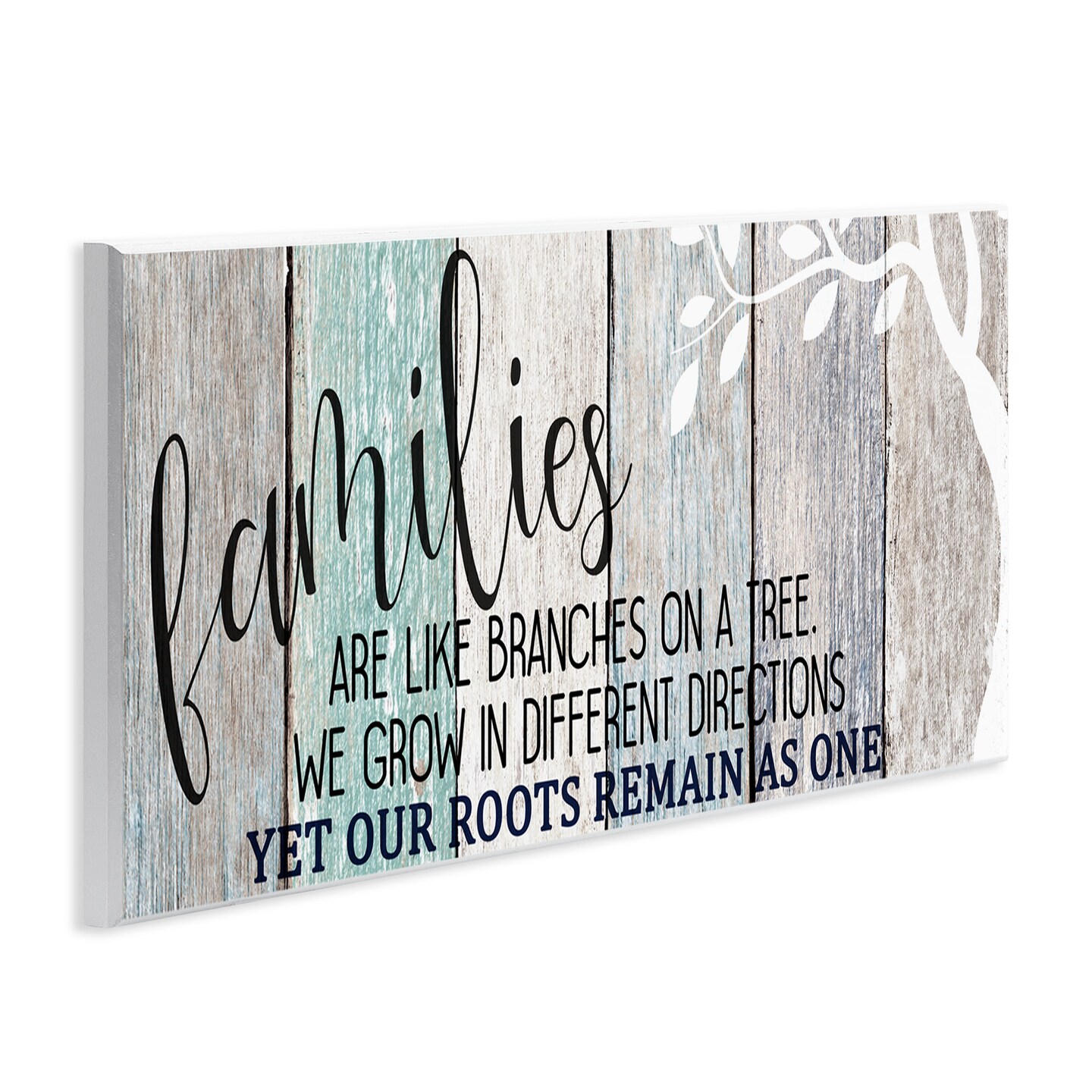 Stupell Industries Inspirational Families are Branches Quote Wall Plaque Art