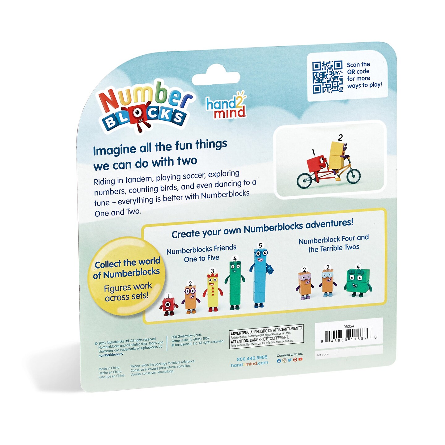 Numberblocks One and Two Bike Adventure