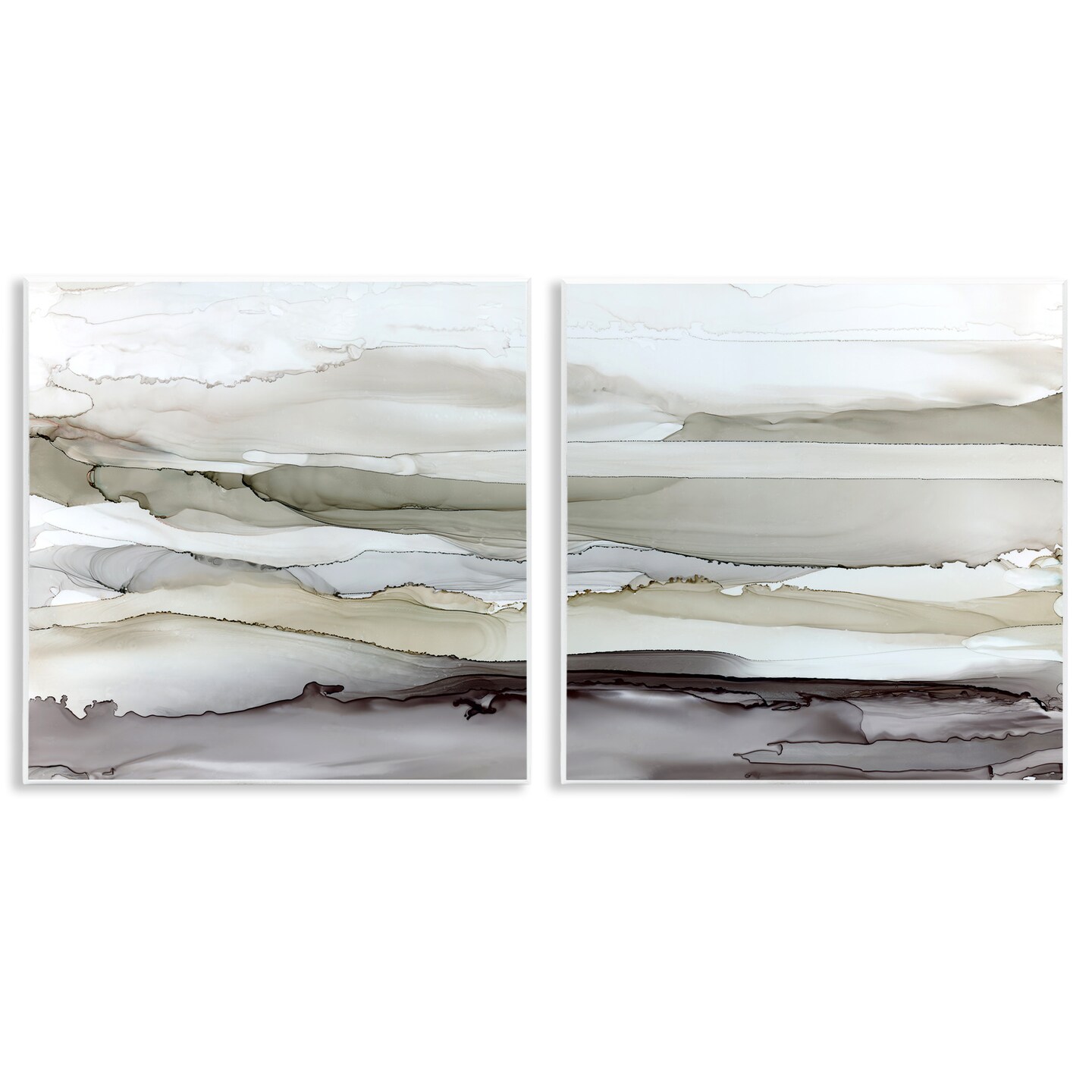 Stupell Industries Abstract Watercolor Wave Interpetation Wall Plaque Art