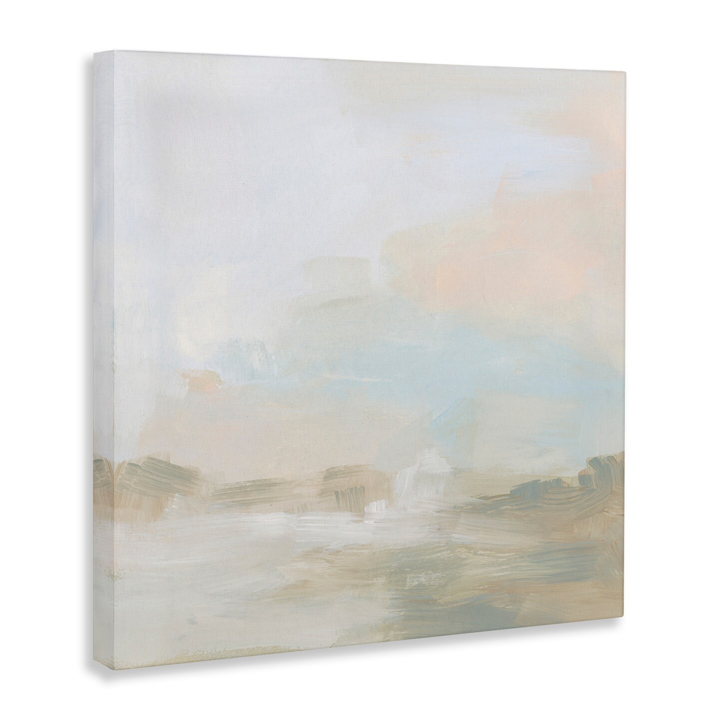 Stupell Industries Modern Neutral Landscape Abstract Canvas Wall Art