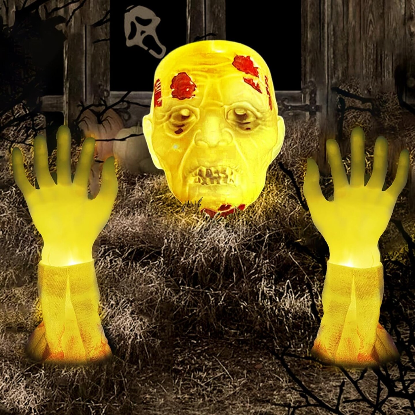 Halloween Outdoor Lighted Zombie Decor