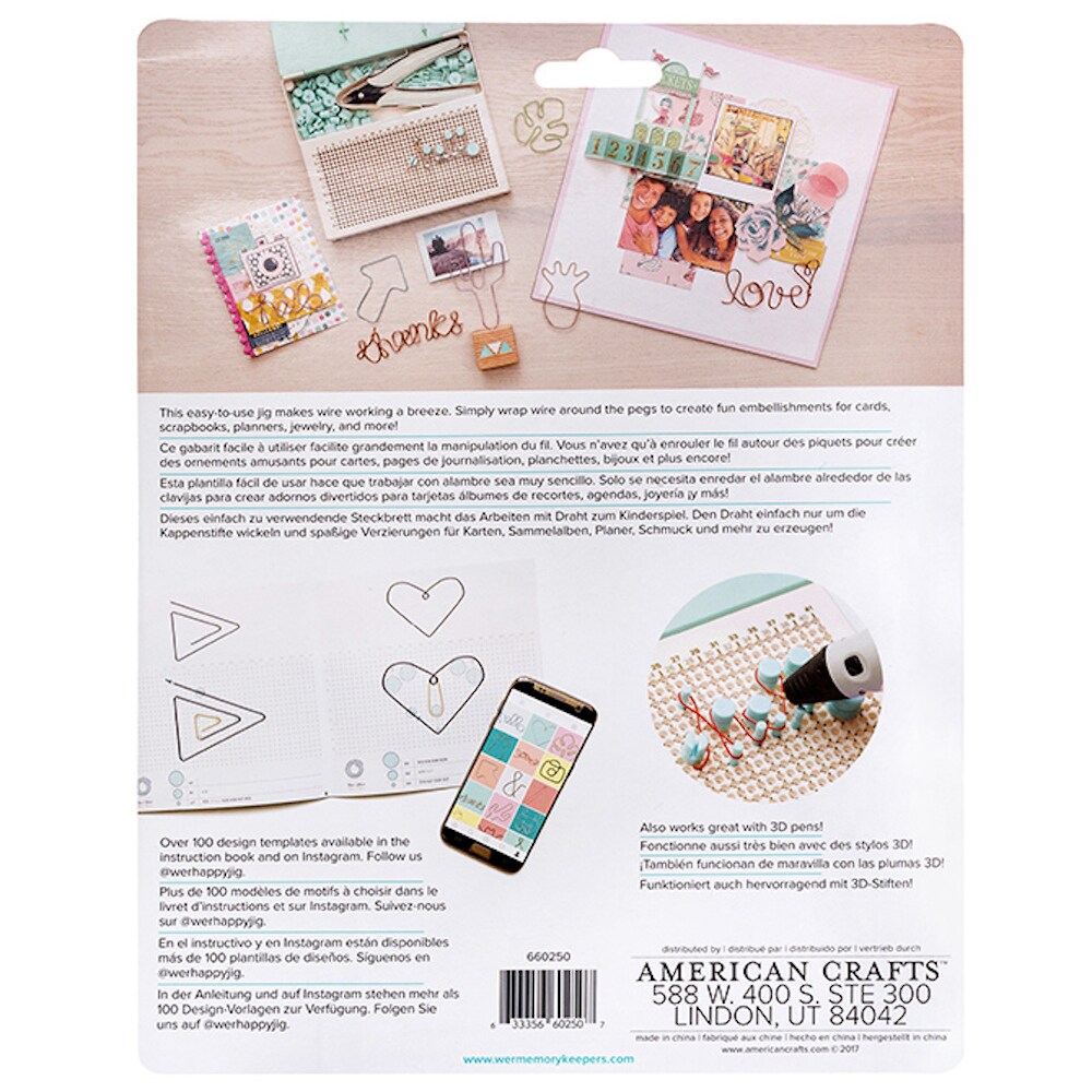 We R Memory Keepers Happy Jig Wire Tool 660250 by American Crafts