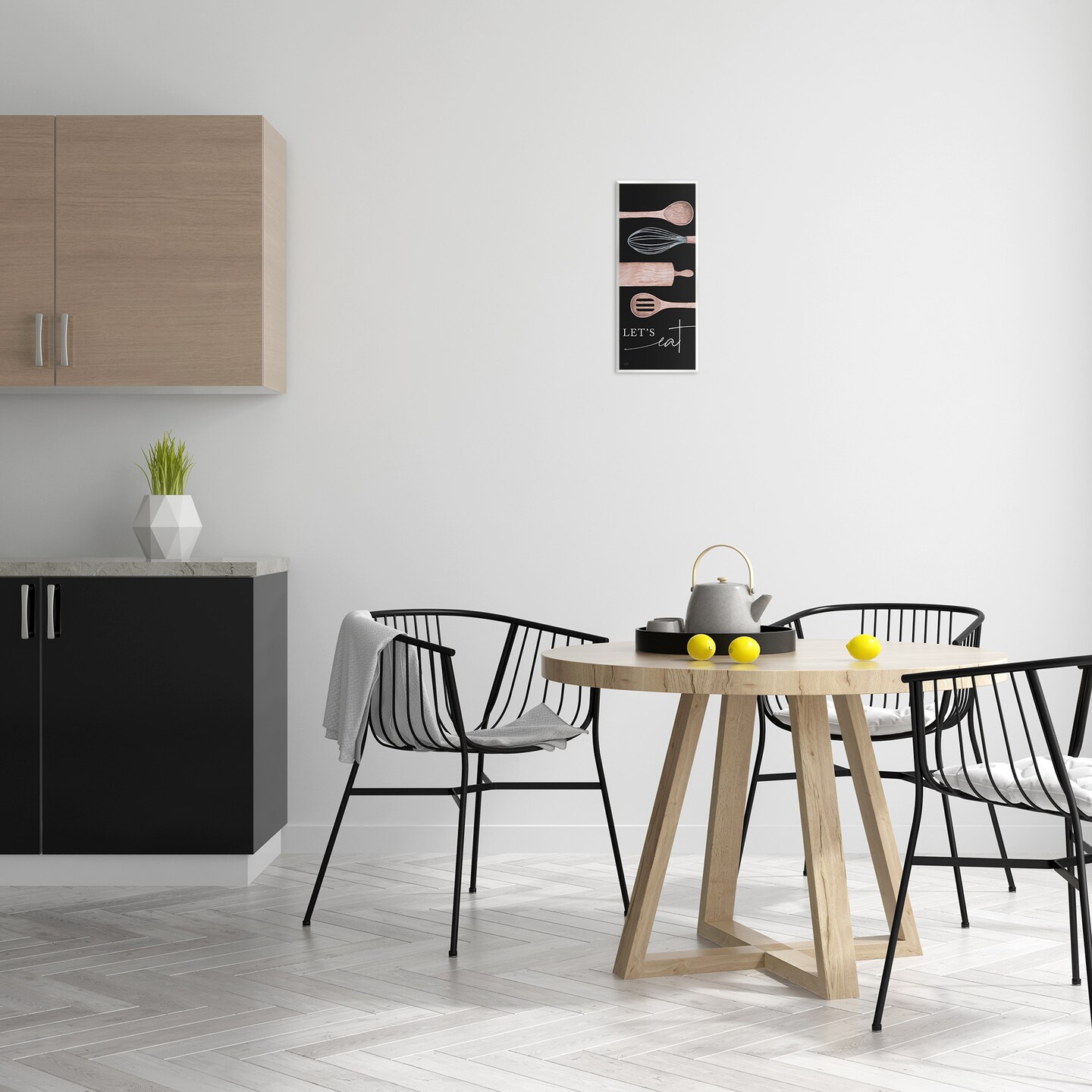 Stupell Industries Let&#x27;s Eat with Kitchen Utensils Wall Plaque Art