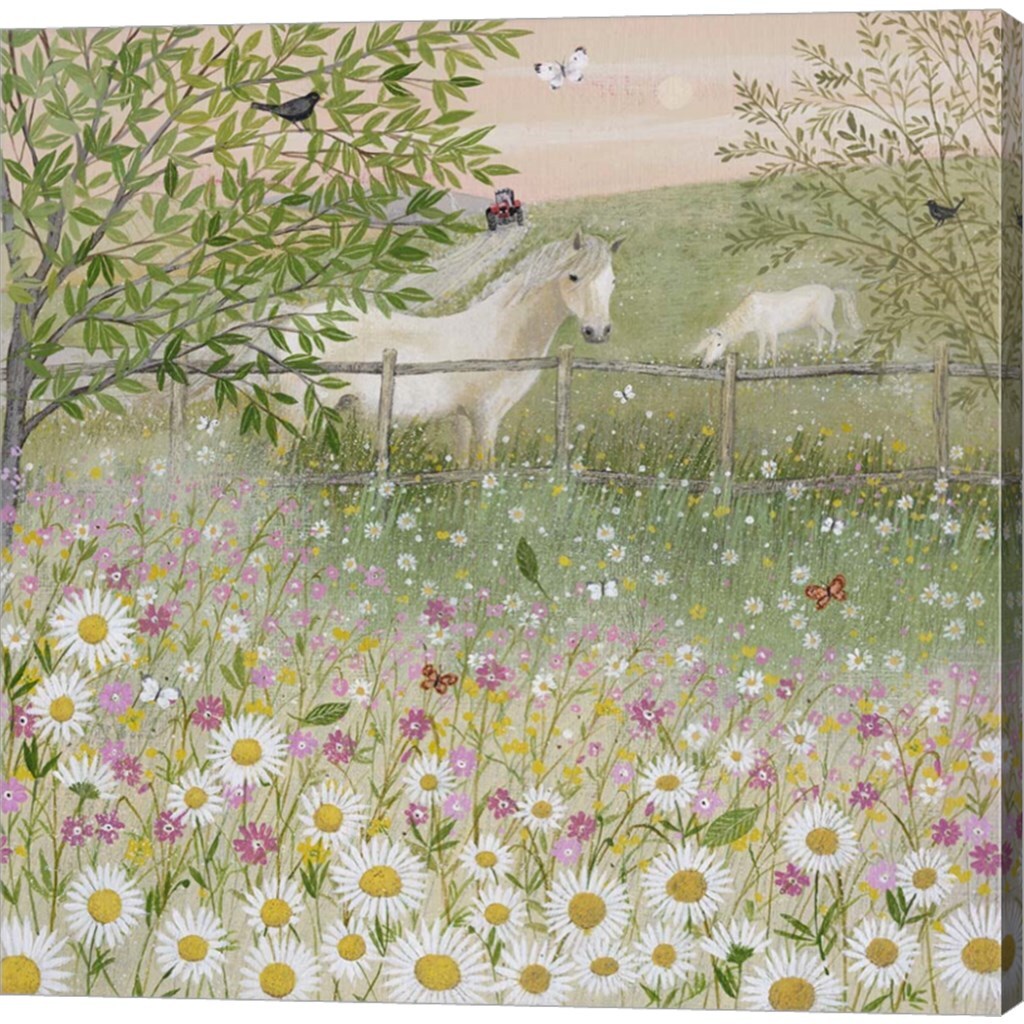 Field Edge by Lucy Grossmith 24&#x22; x 24&#x22; Canvas Wall Art