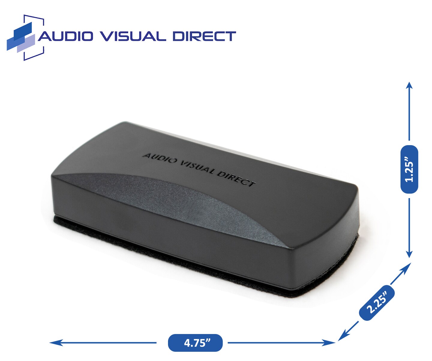 Audio-Visual Direct Magnetic Eraser For Dry-Erase Boards &#x26; Glass Boards