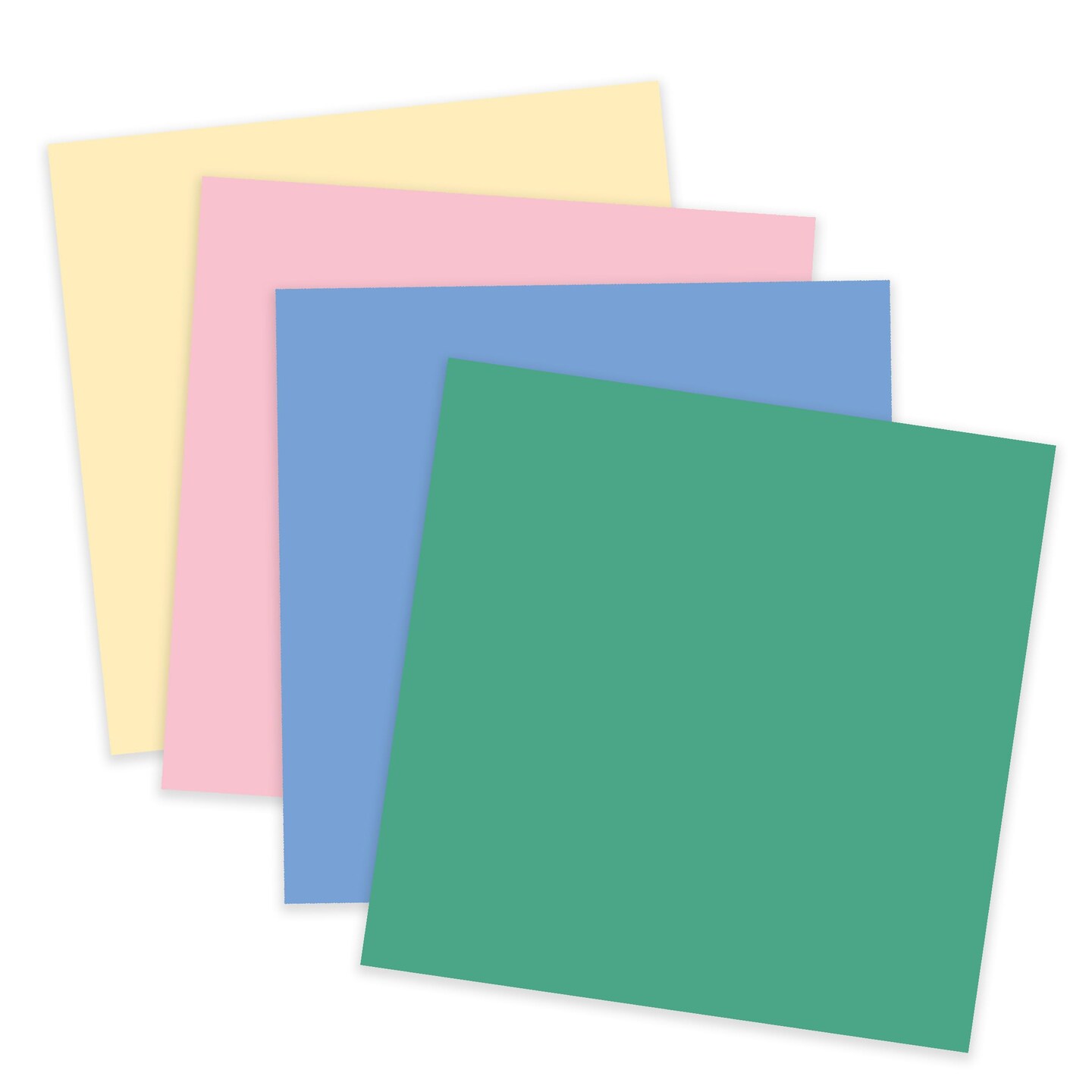 JPPlus Craft Plastic Plastic Craft Sheets for Cricut, Laser Cutter, &#x26; Engraver Use- Spring, 4 Pack