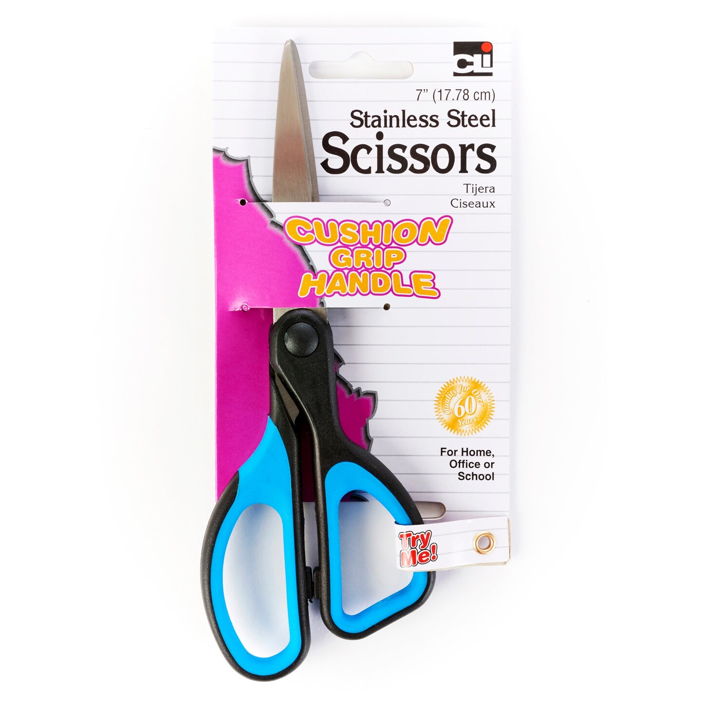 Cushion Grip Scissor, 7&#x22; Straight