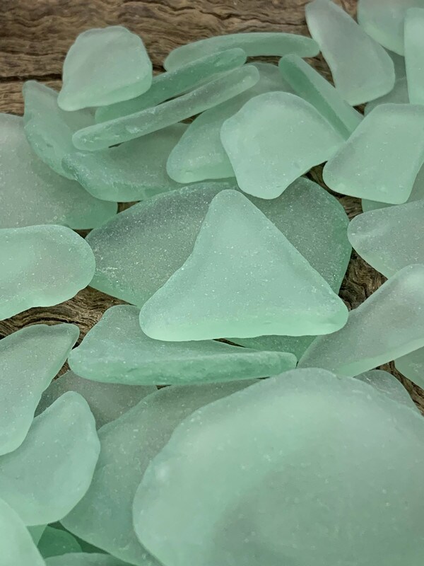 product name is Sea Foam Sea Glass Beach Glass Ocean Tumbled Beach Glass Bulk Pieces Craft Glass Sea Glass Jewelry Frosty Art Glass Seaglass