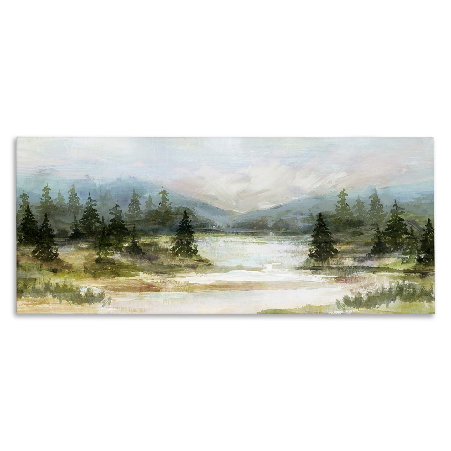 Stupell Industries Vast Country Landscape Rural Mountains Canvas Wall Art