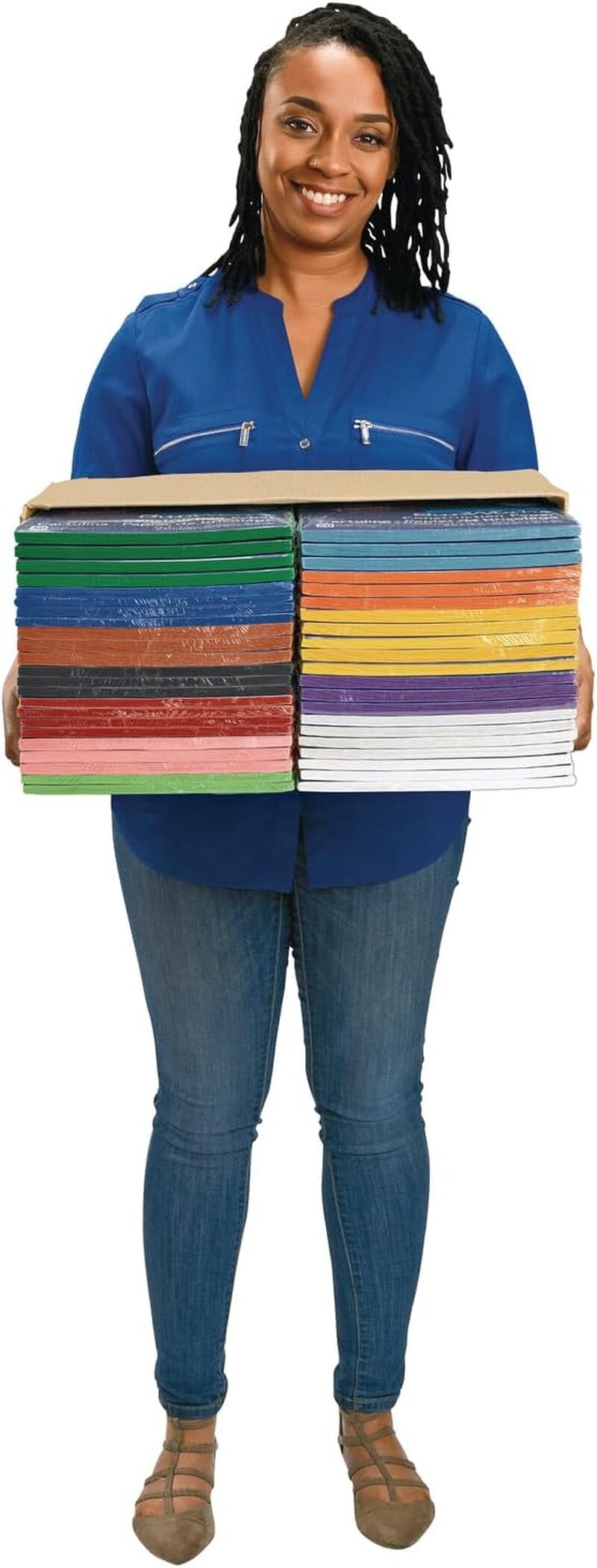 Construction Paper, Classroom Art Supplies, 9&#x22; X 12&#x22; Craft Paper 2200 Sheet Pack, Heavyweight Construction Paper, Bulk Packs, Assorted Colors, Drawing, Coloring, Painting, School Supplies